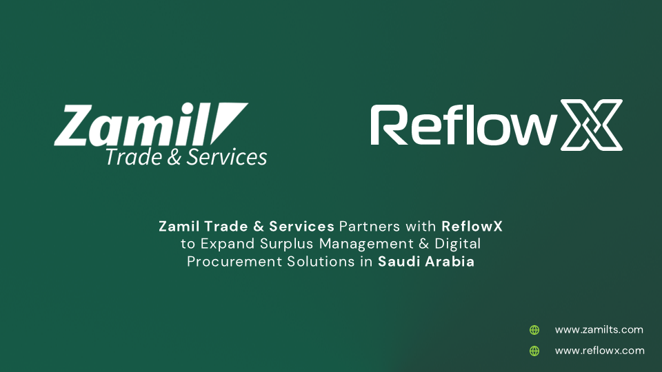 ReflowX Partners with Zamil Group for Sustainable Procurement